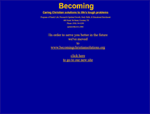 Tablet Screenshot of becominginc.org